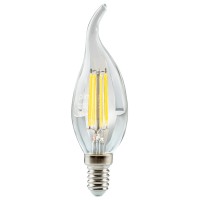 Лампа светодиодная E14, 4W, 4000K, C37, Ilumia, 400 lm, 220V (LF-4-C37-E14-NW)