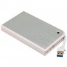 Карман внешний 2.5' AgeStar 3UB 2A14, White, USB 3.0, 1xSATA HDD SSD, питание по