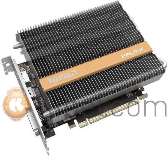 Видеокарта GeForce GTX1050Ti, Palit, KalmX, 4Gb DDR5, 128-bit, DVI HDMI DP, 1392
