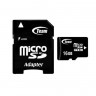 Карта памяти microSDHC, 16Gb, Class10, Team, SD адаптер (TUSDH16GCL1003)