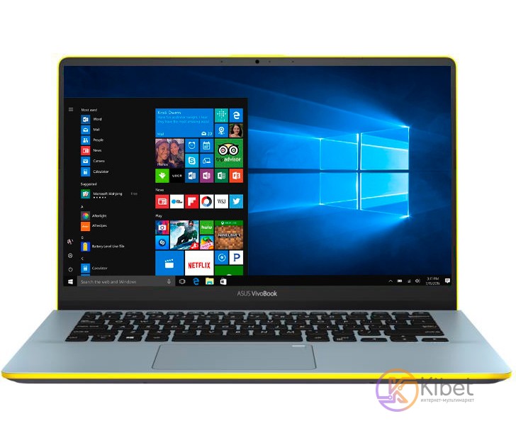 Ноутбук 14' Asus VivoBook S14 S430UN-EB118T Silver Blue Yellow 14.0' глянцевый L