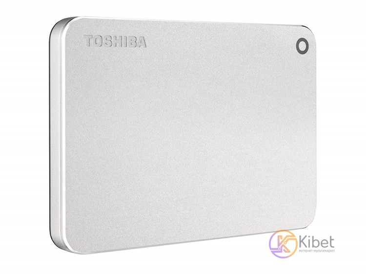 Внешний жесткий диск 2Tb Toshiba Canvio Premium, Silver, 2.5', USB 3.0 (HDTW220E