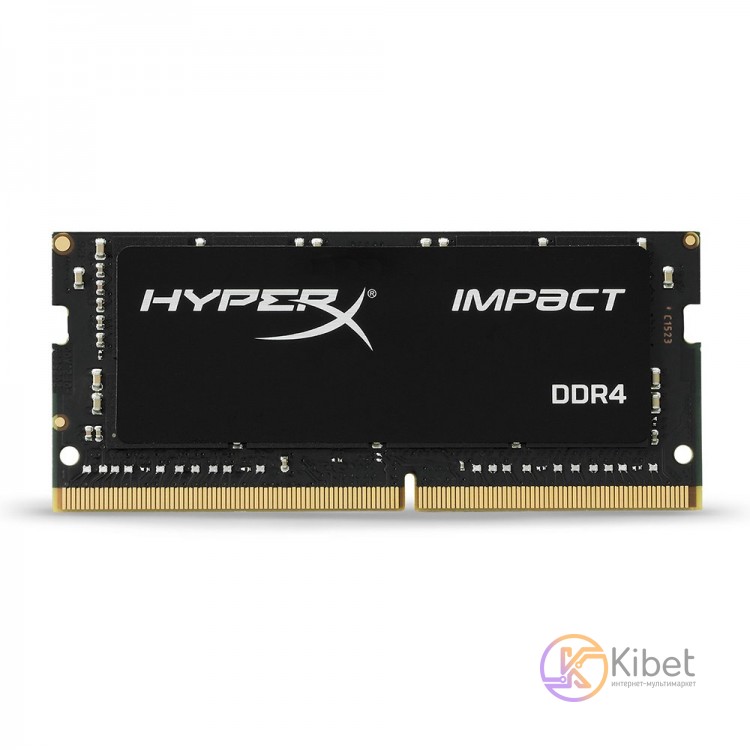 Модуль памяти SO-DIMM, DDR4, 16Gb, 2400 MHz, Kingston HyperX Impact, 1.2V, CL14