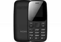 Мобильный телефон Nomi i144c Black, 2 Sim, 1.44' (128x128) TN, microSD (max 32Gb