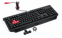 Клавиатура A4Tech Bloody B120 Black, USB, игровая, подсветка, Auto Turbo Shot -
