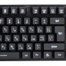 Клавиатура HQ-Tech KB-321F Black, USB, стандартная, компактная, подсветка