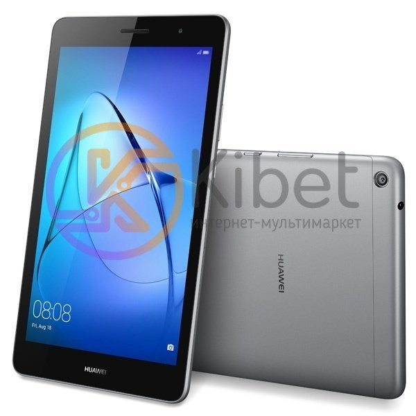 Планшетный ПК 8' Huawei MediaPad T3 (KOB-L09) Grey, Multi-Touch (1280x800) IPS,