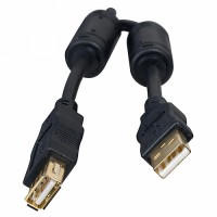 Кабель-удлинитель USB 2.0 (AM) - USB 2.0 (AF), Black, 1.8 м, HQ-Tech