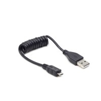 Кабель USB 2.0 - 0.6м AM Micro 5P Cablexpert, CC-mUSB2C-AMBM-0.6M спиральный