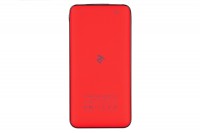 Универсальная мобильная батарея 10000 mAh, 2E Red, QC 3.0 2xUSB, 5V 3.0A + 1.0