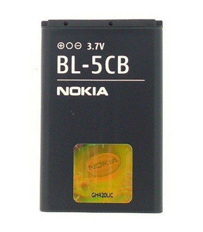 Аккумулятор Nokia BL-5CB, Original, 800 mAh (1208, 1616, 1800)