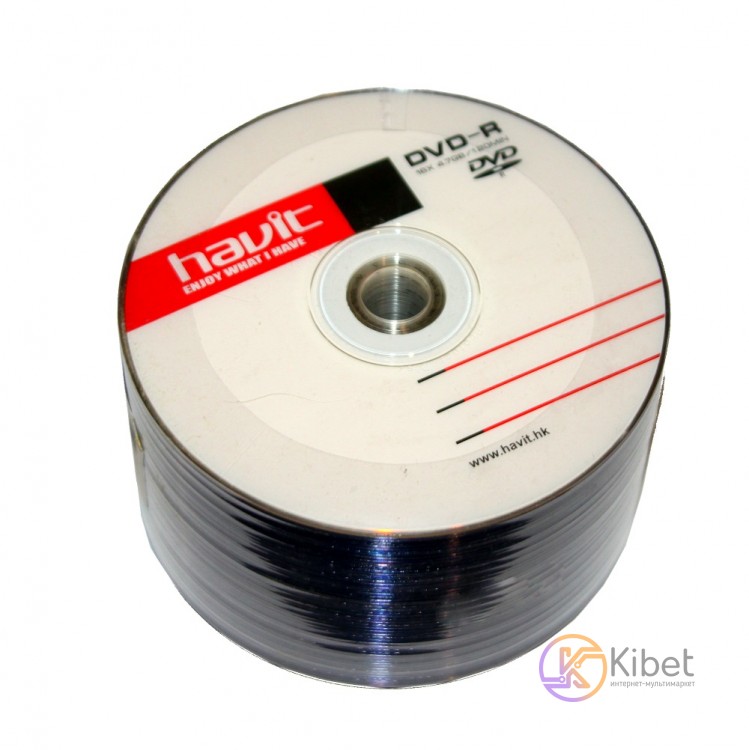 Диск DVD-R 50 Havit, 4.7Gb, 16x, Bulk Box