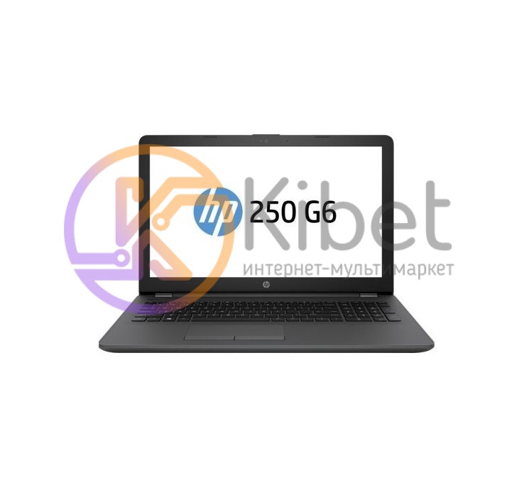 Ноутбук 15' HP 250 G6 (1WY33EA) Black, 15.6', матовый LED (1366x768), Intel Cele