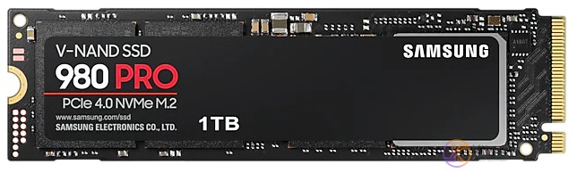 Твердотельный накопитель M.2 1Tb, Samsung 980 Pro, PCI-E 4.0 x4, MLC 3-bit V-NAN