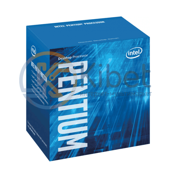 Процессор Intel Pentium (LGA1151) G4500, Box, 2x3,5 GHz, HD Graphic 510 (1050 MH