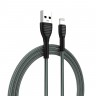 Кабель USB - Lightning 1 м ColorWay Grey, 3A (CW-CBUL041-GR)