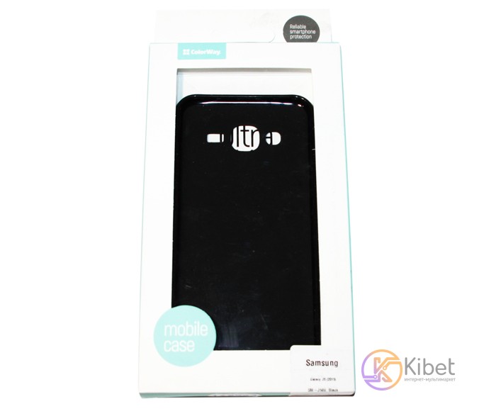 Бампер для Samsung J500 (Galaxy J5), ColorWay, Black, (CW-CTBSJ500-BK)