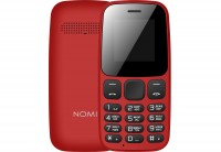 Мобильный телефон Nomi i144c Red, 2 Sim, 1.44' (128x128) TN, microSD (max 16Gb),