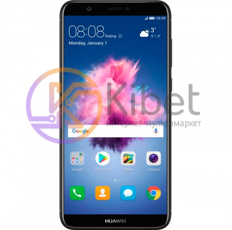 Смартфон Huawei P Smart Black, 2 Nano-Sim, сенсорный емкостный 5.65' (2160x1080)