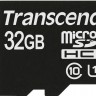 Карта памяти microSDHC, 32Gb, Class10 UHS-I, Transcend, без адаптера (TS32GUSDCU
