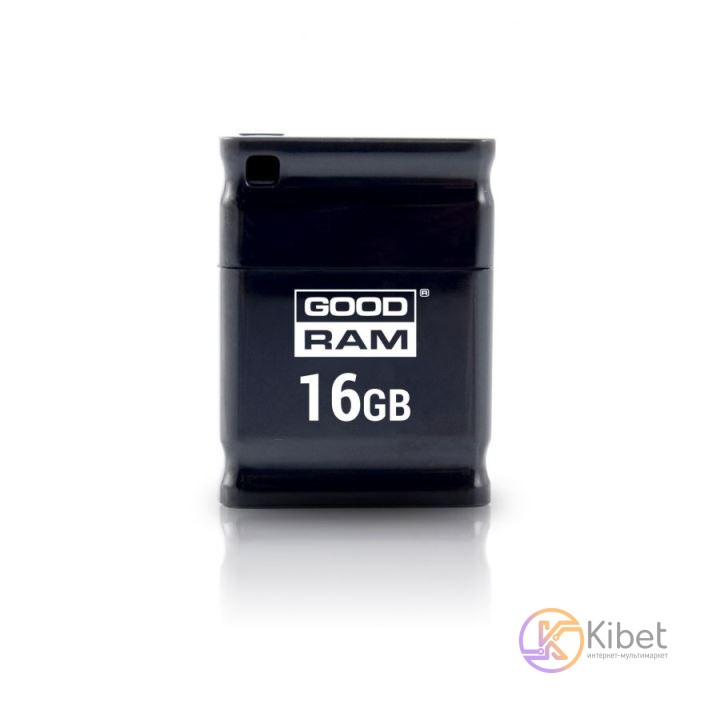 USB Флеш накопитель 16Gb Goodram Piccolo, Black (UPI2-0160K0R11)