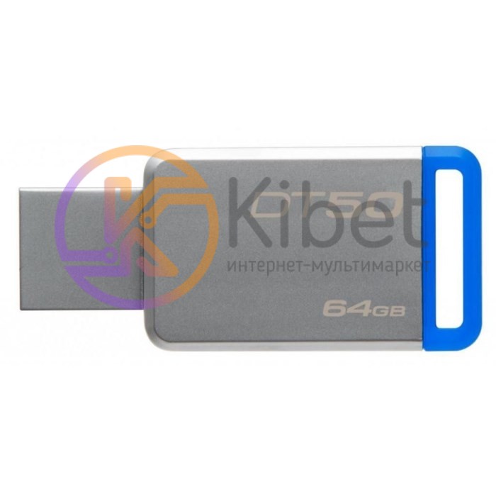 USB 3.0 Флеш накопитель 64Gb Kingston 50 Blue DT50 64GB