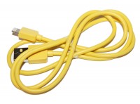 Кабель USB - iPhone 5, Yellow, Remax, 1 м (RC-006i7)