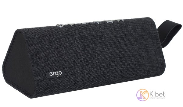 Колонка портативная Ergo BTH-740 XL, Black, 16 Вт, Bluetooth, AUX, 4000 mAh (до