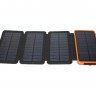 Универсальная мобильная батарея 12000 mAh, Solar (5V 200mA), Orange, 2xUSB, 5V