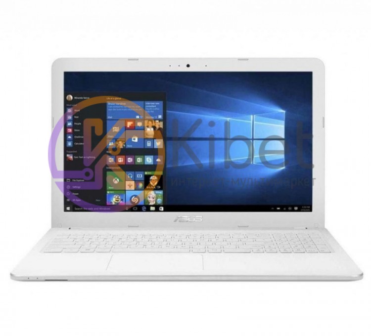 Ноутбук 15' Asus X541NA-GO129 White 15.6' глянцевый LED HD (1366х768), Intel Cel