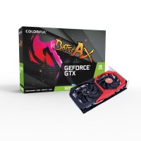 Видеокарта GeForce GTX 1650 SUPER, Colorful, 4Gb DDR6, 128-bit, DVI-D HDMI DP, 1