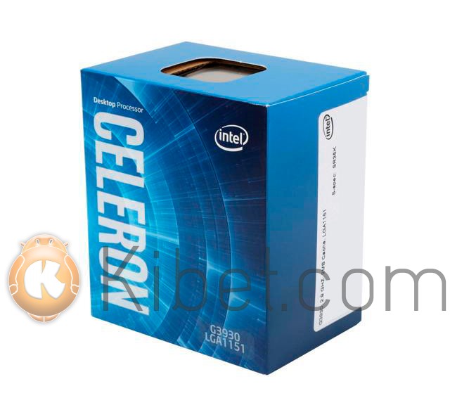 Процессор Intel Celeron (LGA1151) G3930, Box, 2x2.9 GHz, HD Graphic 610 (1050 MH