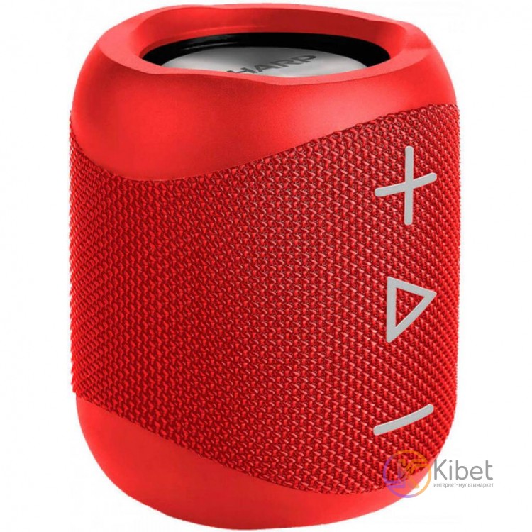 Колонка беспроводная Sharp Compact Wireless Speaker, Red, 14 Вт, Bluetooth, AUX,