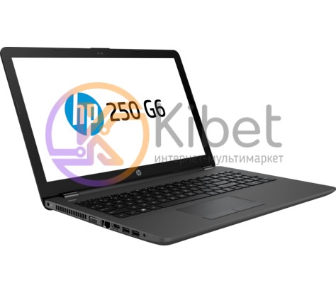 Ноутбук 15' HP 250 G6 (1WY41EA) Dark Ash 15.6', матовый LED (1366x768), Intel Co