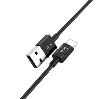 Кабель USB - USB 3.1 Type C, Hoco Skilled charged, Black, 1 м (X23)