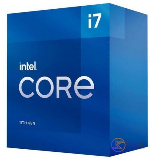Процессор Intel Core i7 (LGA1200) i7-11700, Box, 8x2.5 GHz (Turbo Boost 4.9 GHz)