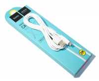 Кабель USB - microUSB, Hoco X1, 2 м, White
