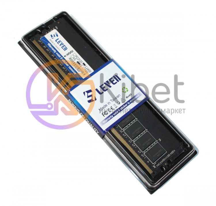 Модуль памяти 8Gb DDR4, 2400 MHz, Leven, 16-16-16-38, 1.2V (JR4U2400172408-8M)