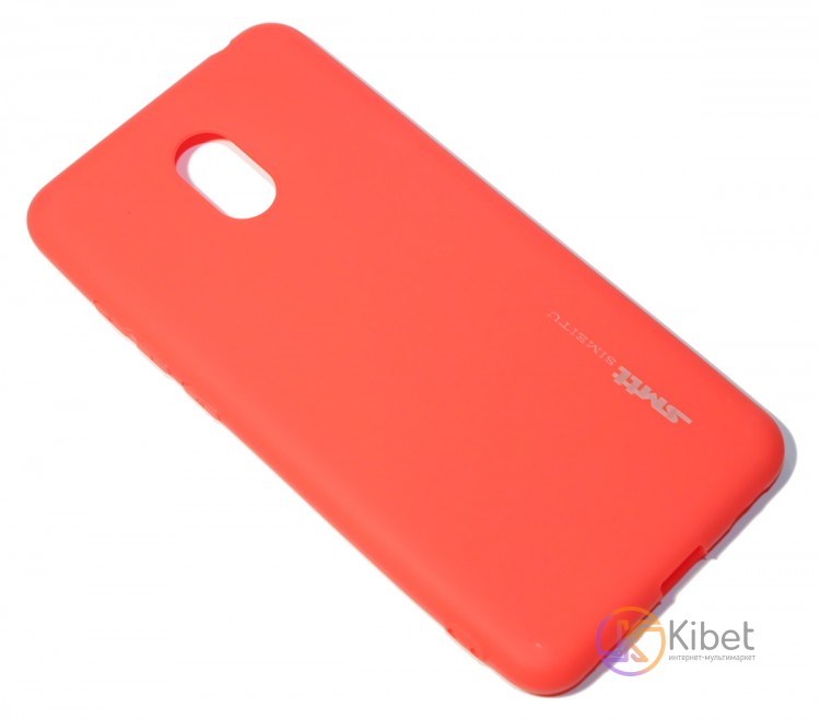 Накладка силиконовая для смартфона Meizu M6, SMTT matte, Red