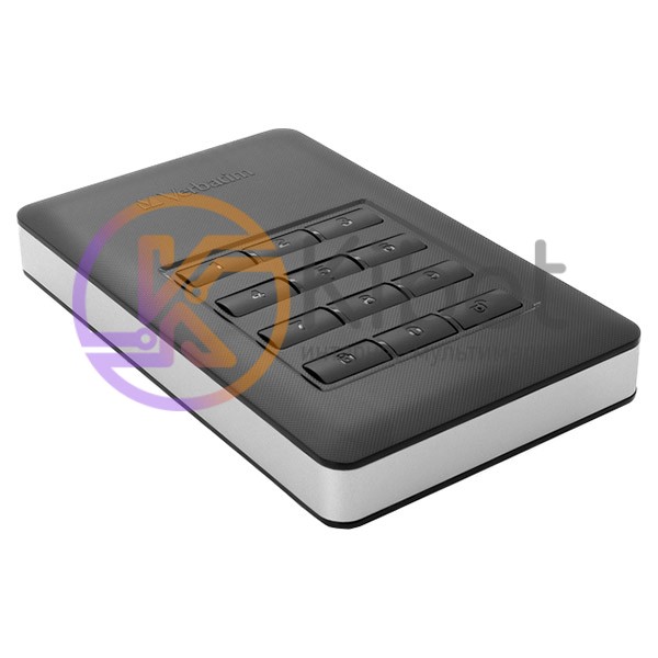 Внешний жесткий диск 1Tb Verbatim Store'n'Go, Black, 2.5', USB 3.1, с функциями