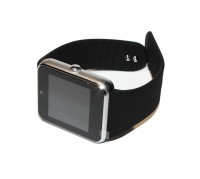 Smart Watch Phone GT08 Silver, GSM 850 900 1800 1900МГц, TFT 240х240, память 128