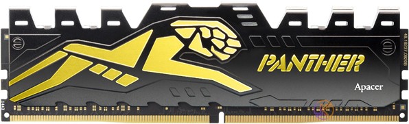 Модуль памяти 8Gb DDR4, 3000 MHz, Apacer Panther, Black Gold, 16-18-18-38, 1.35V