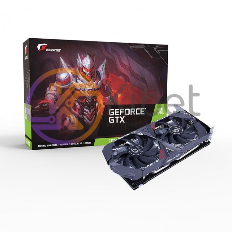 Видеокарта GeForce GTX 1650 SUPER, Colorful, iGame Ultra, 4Gb DDR6, 128-bit, DVI