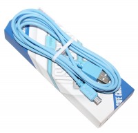 Кабель USB - microUSB, Inkax CK-08, Blue, 2 м