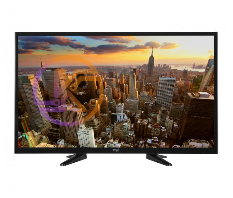 Телевизор 55' ERGO LE55CT2000AK, LED Full HD 1920x1080 60Hz, DVB-T2, VGA, HDMI,