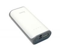 Универсальная мобильная батарея 5200 mAh, Hoco B21, White
