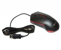 Мышь GreenWave GM-1641L Black-Red USB, 3200 dpi, игровая, LED
