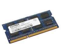 Модуль памяти SO-DIMM 2Gb, DDR3, 1333 MHz (PC3-10600), Elpida, 1.5V (EBJ21UE8BDS