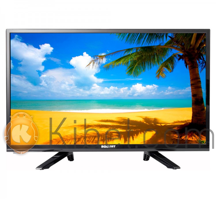 Телевизор 24' Romsat 24HMT16052T2, LED 1366х768 60Hz, DVB-T2, HDMI, USB, Vesa (1