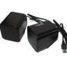 Колонки 2.0 Havit HV-SK473 Black, 2 x 3 Вт, пластиковый корпус, питание от USB,